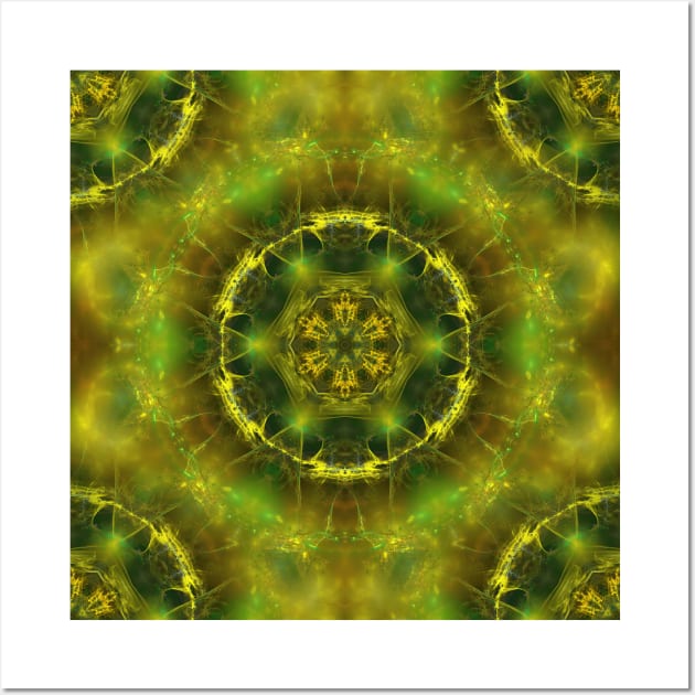 Magnificent fractal mandala Wall Art by hereswendy